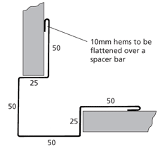 External Corner Flashing Fixing Horizontal Cladding External Corner Flashing