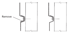 Horizontal Joint Flashing Horizontal Joint Flashing