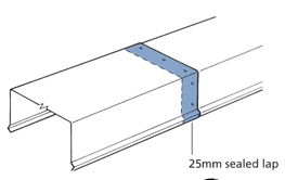 Parapet Flashing Lap