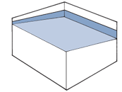 Sloped Roof with Two Walls