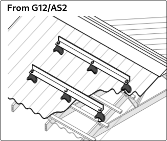 Solar panel mounting